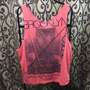 Upcycled Brooklyn NYC NY Grunge Tank Top